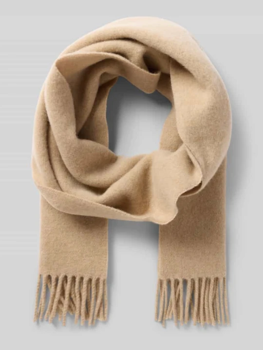 Zdjęcie produktu Szal z czystej wełny Polo Ralph Lauren Beżowy