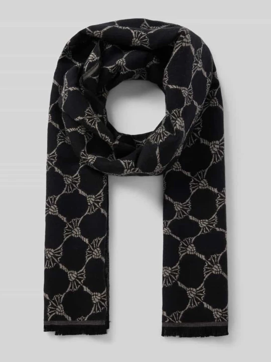 Zdjęcie produktu Szal z czystej wiskozy model 'Felix' JOOP! Czarny