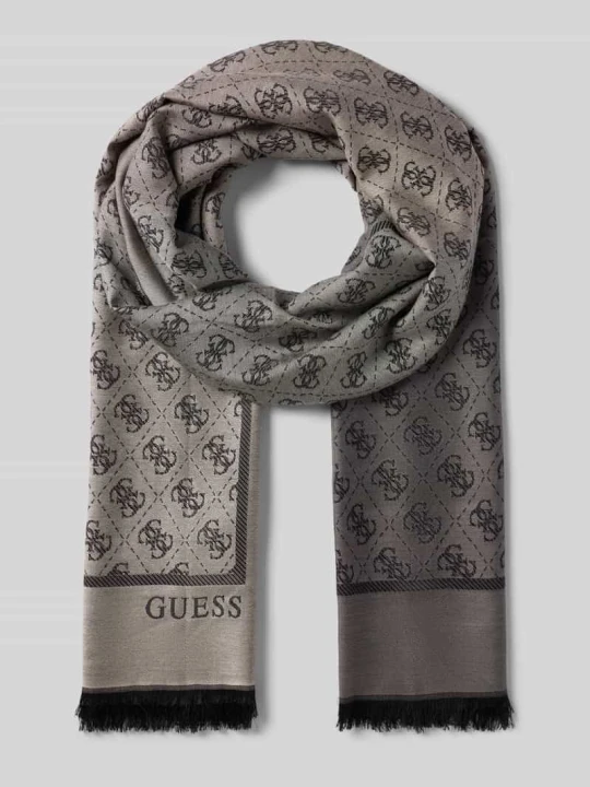 Zdjęcie produktu Szal z czystej wiskozy model 'Noelle' Guess Czarny