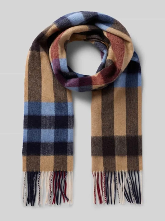 Zdjęcie produktu Szal z domieszką wełny i kaszmiru Ascot Camel