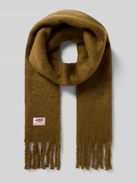 Zdjęcie produktu Szal z frędzlami model 'LESLIE' JJXX Khaki