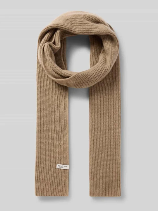 Zdjęcie produktu Szal z mieszanki wełny Marc O'Polo Camel