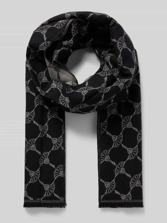 Zdjęcie produktu Szal z wystrzępieniami model ‘Felix’ JOOP! Czarny