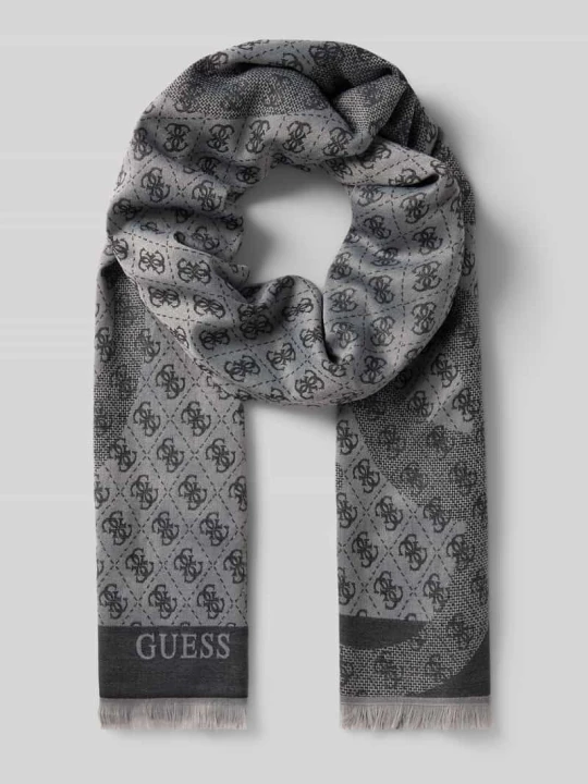 Zdjęcie produktu Szal z Wzór z logo Model 'ERICA' Guess Czarny