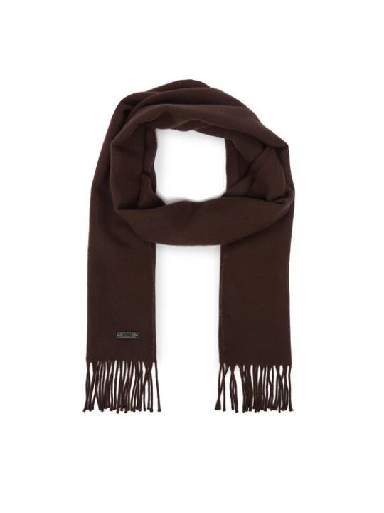 Zdjęcie produktu Szalik BOSS Naster 50517218 Brązowy ciemny