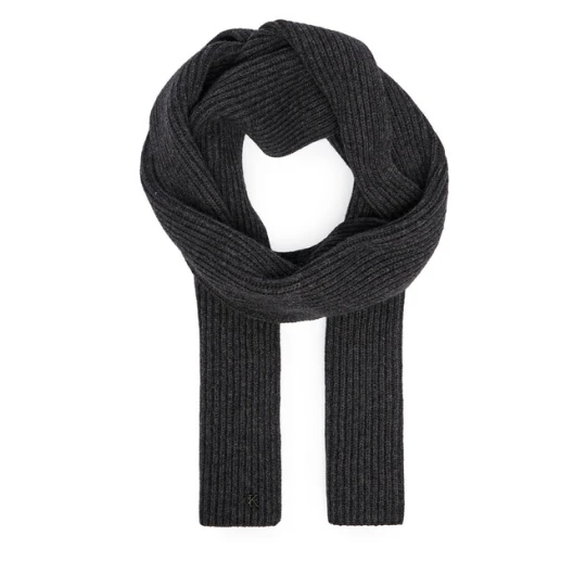 Zdjęcie produktu Szalik Calvin Klein Ck Metal Wool Rib Scarf LV04D8056G Szary
