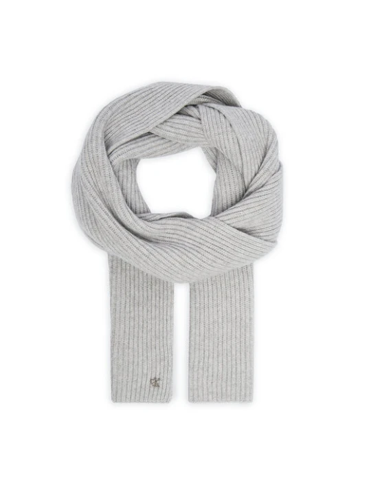 Zdjęcie produktu Szalik Calvin Klein Ck Metal Wool Rib Scarf LV04D8056G Szary