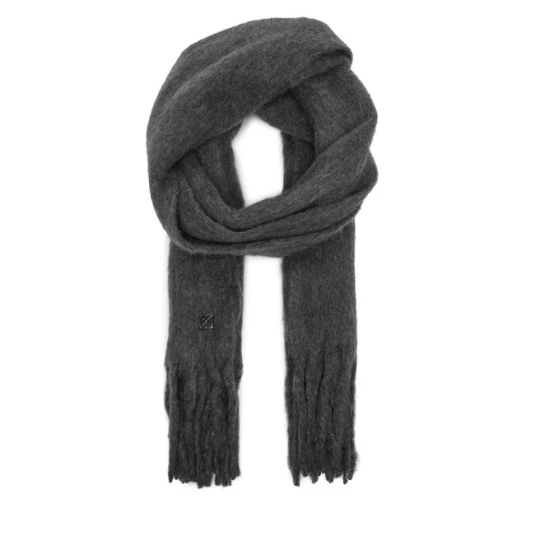 Zdjęcie produktu Szalik Calvin Klein Emblem Brushed LV04D8069G Szary