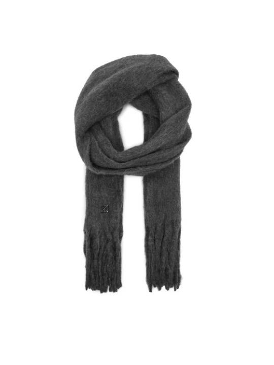 Zdjęcie produktu Szalik Calvin Klein Emblem Brushed LV04D8069G Szary