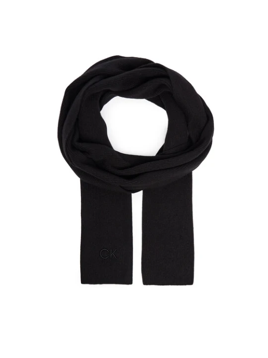 Zdjęcie produktu Szalik Calvin Klein Embroidery Fine K60K612601 Czarny