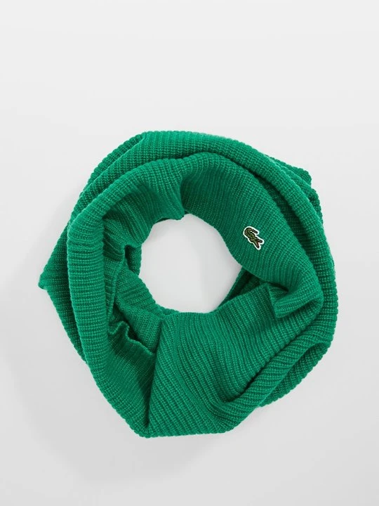Zdjęcie produktu Szalik komin Lacoste zielony neon