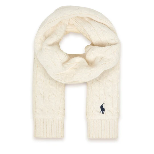 Zdjęcie produktu Szalik Polo Ralph Lauren 323953206005 Écru Kremowy