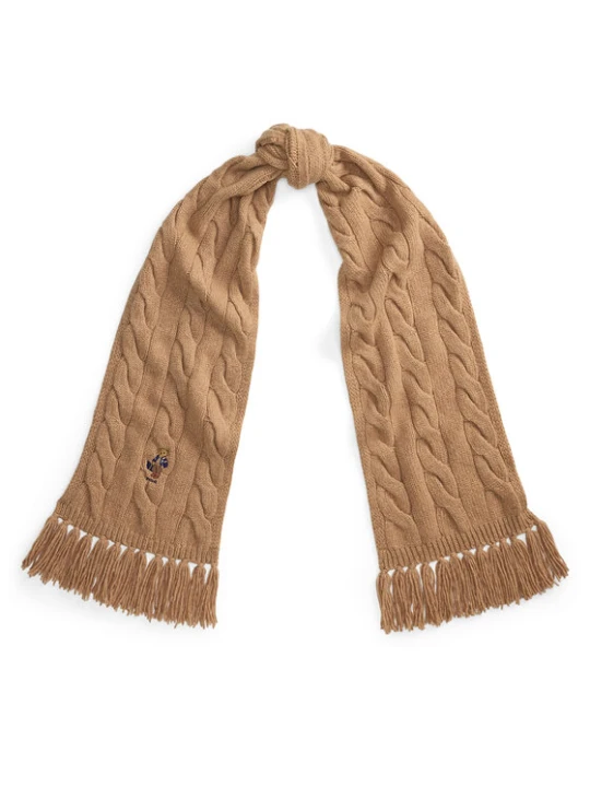 Zdjęcie produktu Szalik Polo Ralph Lauren 455P18119002 Brązowy