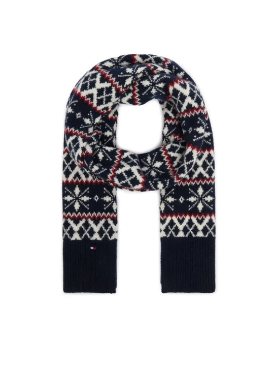Zdjęcie produktu Szalik Tommy Hilfiger AM0AM14862 Granatowy