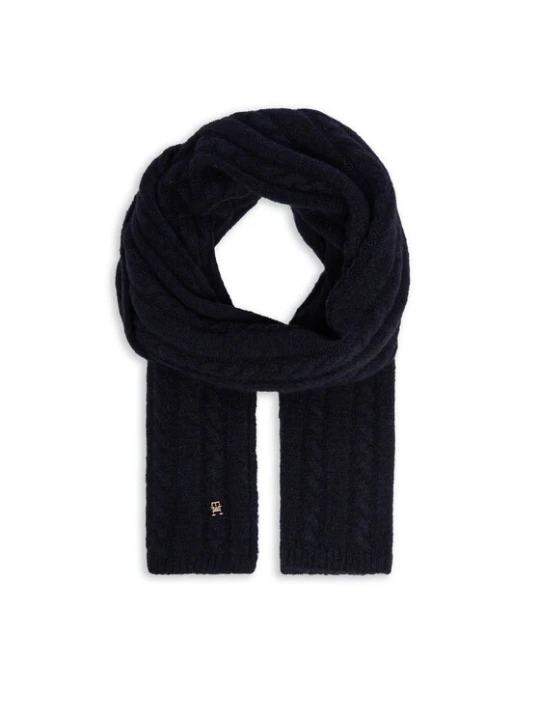 Zdjęcie produktu Szalik Tommy Hilfiger Timeless AW0AW16990 Granatowy
