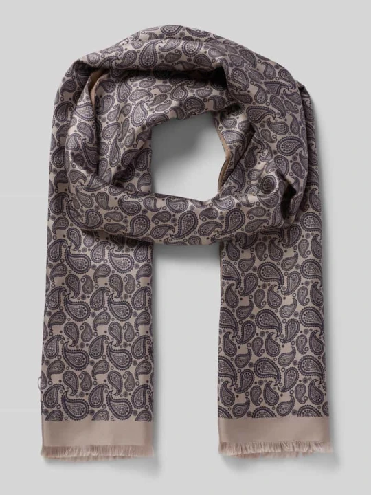 Zdjęcie produktu Szalik z czystego jedwabiu z wzorem paisley Roeckl