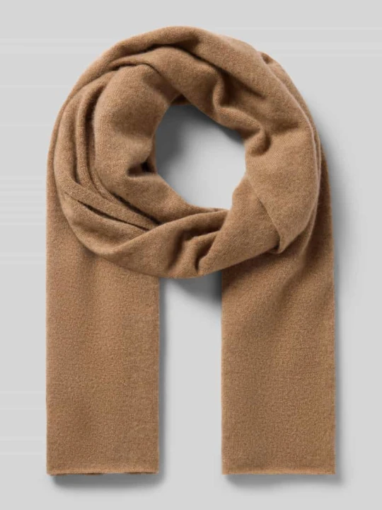 Zdjęcie produktu Szalik z czystego kaszmiru w prostokątnym kształcie Christian Berg Camel melanż