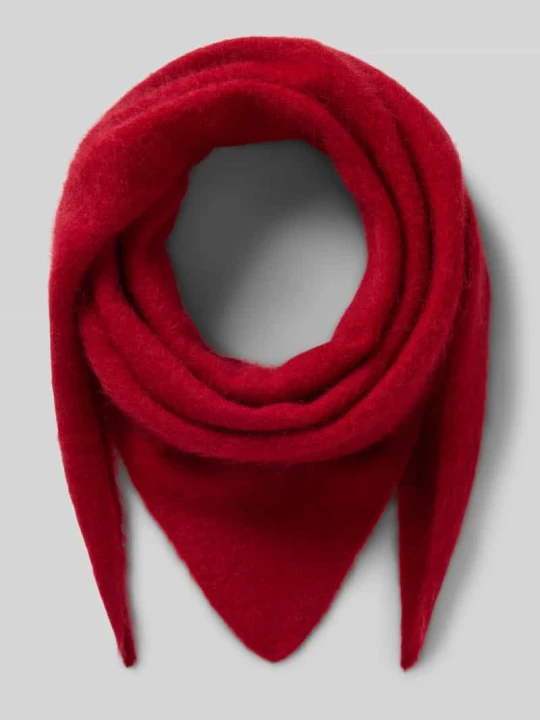 Zdjęcie produktu Szalik z mieszanki wełny z lamy z dodatkiem kaszmiru Model 'Palo' MM By Max Mara Bordowy