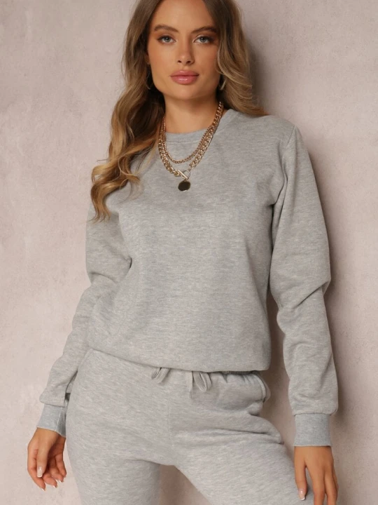 Zdjęcie produktu Szara Bluza Hullu J.style
