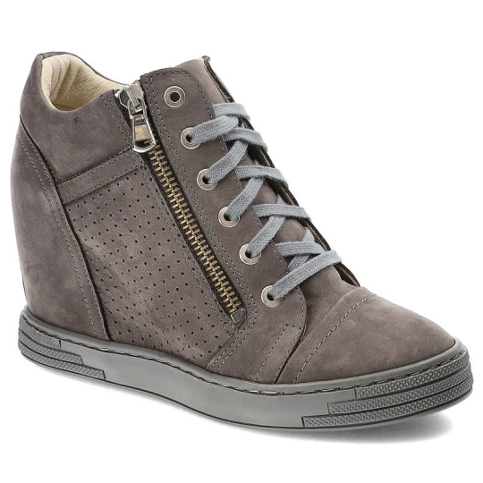 Zdjęcie produktu Sneakersy damskie Baldaccini, sportowe i na schowanym koturnie, szare, 774500-C
