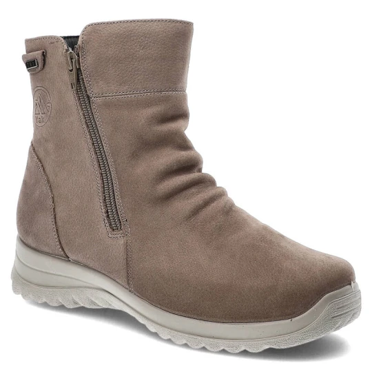 Zdjęcie produktu Szare Botki G-Comfort Ocieplane Buty Damskie