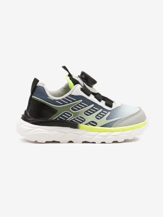 Zdjęcie produktu Szare Buty Sportowe Sneakersy Ozdobione Geometrycznym Wzorem Ulandiela Bacio&bacio Kids