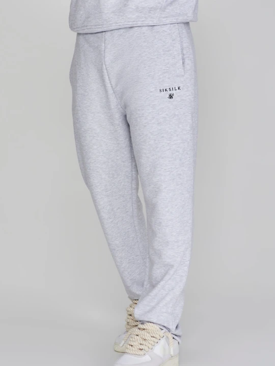 Zdjęcie produktu Szare joggery męskie relaxed fit SikSilk