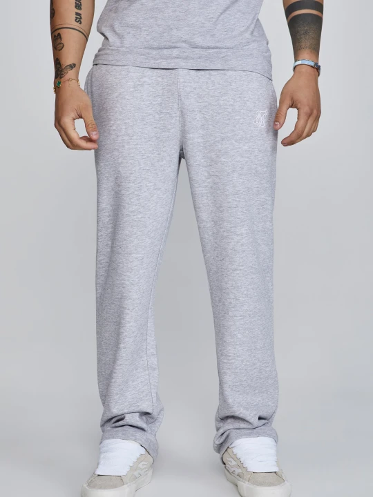 Zdjęcie produktu Szare marl spodnie męskie track pants SikSilk