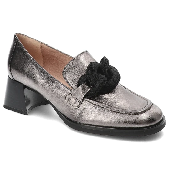 Zdjęcie produktu Szare Półbuty Hispanitas Eleganckie Obuwie Damskie