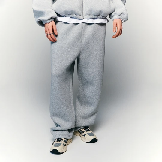 Zdjęcie produktu Szare spodnie dresowe baggy fit basic House