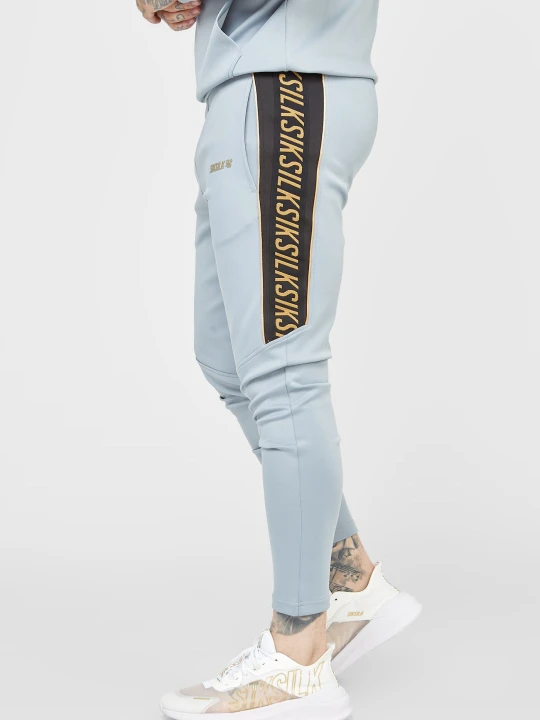 Zdjęcie produktu Szare sportowe spodnie dresowe męskie SikSilk