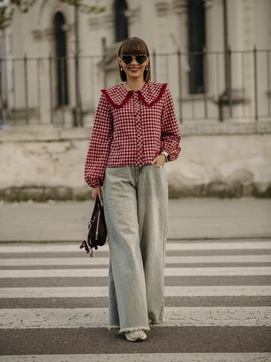 Zdjęcie produktu Szerokie spodnie jeansowe Move On XS