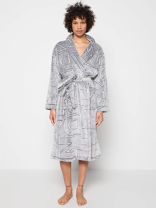 Zdjęcie produktu Szlafrok DKNY szary