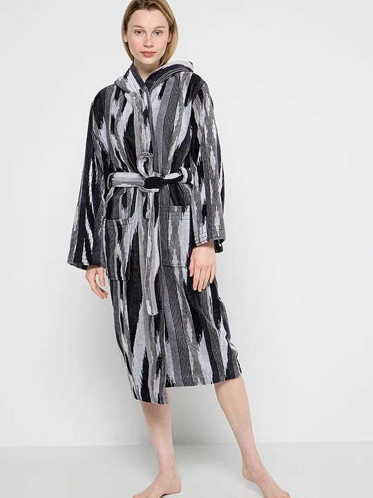 Zdjęcie produktu Szlafrok Missoni czarny melanż