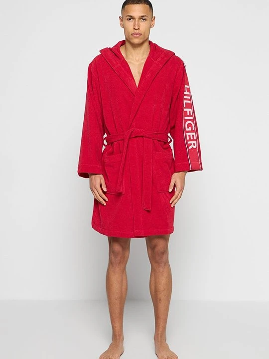 Zdjęcie produktu Szlafrok Tommy Hilfiger czerwony
