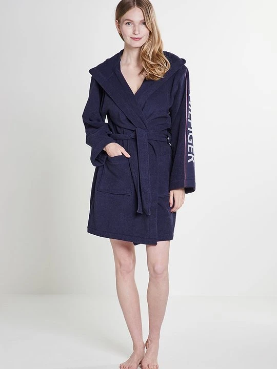 Zdjęcie produktu Szlafrok Tommy Hilfiger granatowy