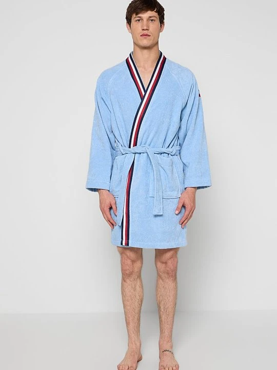 Zdjęcie produktu Szlafrok Tommy Hilfiger niebieski