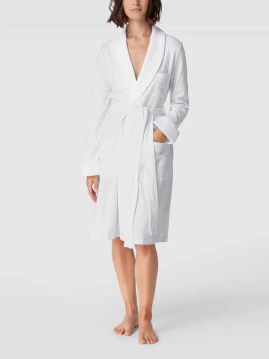 Zdjęcie produktu Szlafrok z bawełny Lauren Ralph Lauren Biały