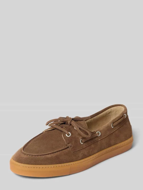 Zdjęcie produktu Sznurowane buty z prawdziwej skóry Copenhagen Camel