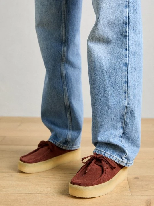 Zdjęcie produktu Sznurowane obuwie sportowe Clarks ciemnoczerwony
