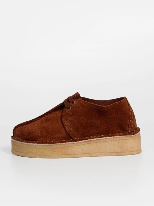 Zdjęcie produktu Sznurowane obuwie sportowe Clarks brązowy