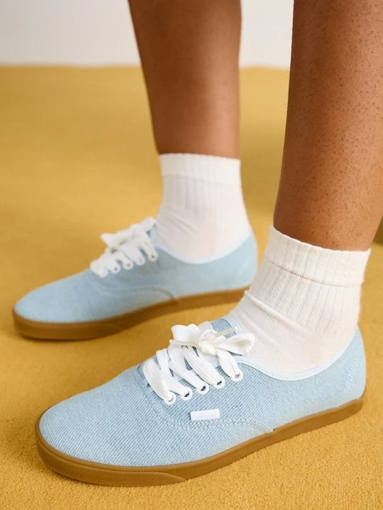 Zdjęcie produktu Sznurowane obuwie sportowe Vans jasnoniebieski