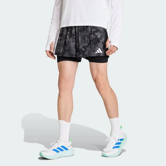 Zdjęcie produktu Szorty adi365 Spray Dye 2w1 Adidas Grey Four
