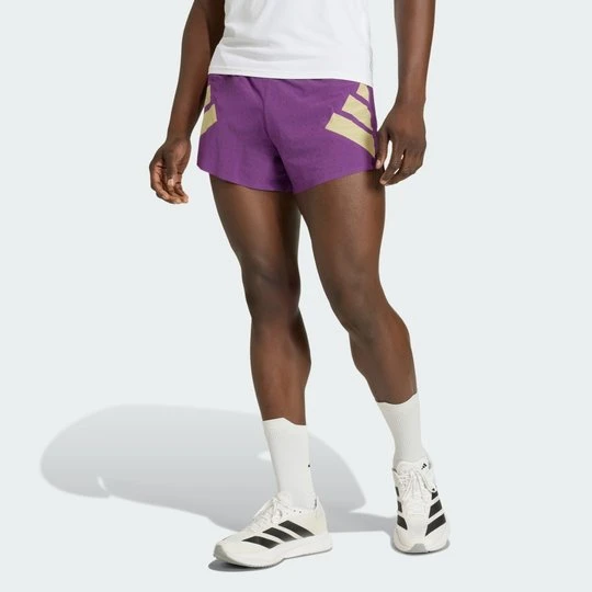 Zdjęcie produktu Szorty Adizero Road to Records Split Adidas Tribe Purple