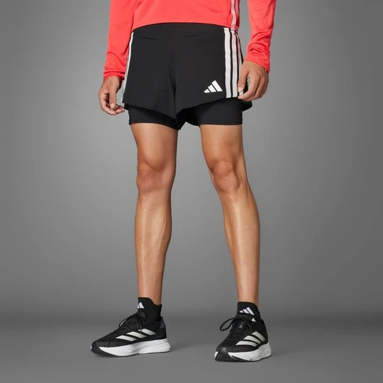 Zdjęcie produktu Szorty Adizero Running 2-in-1 Gel Pocket Adidas czarny