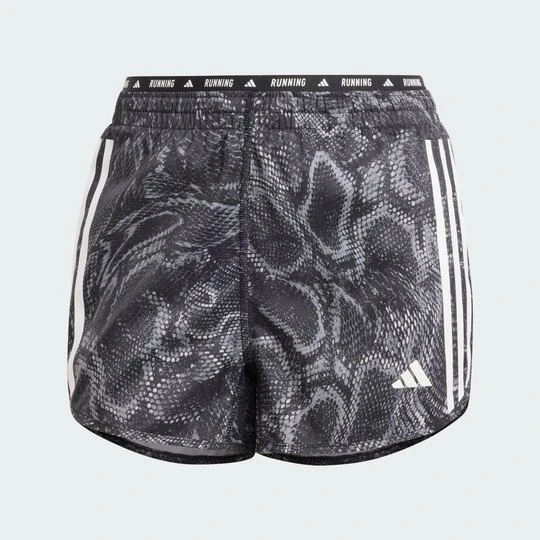 Zdjęcie produktu Szorty AEROREADY z nadrukiem Own the Run Excite na całej powierzchni Adidas czarny