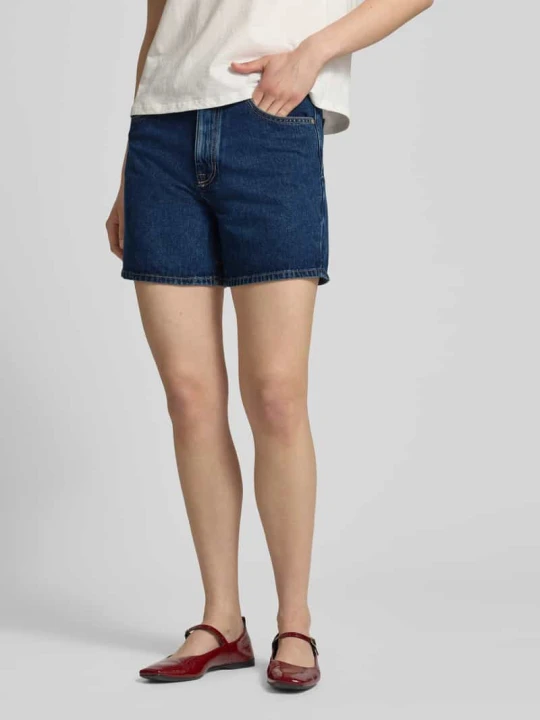 Zdjęcie produktu Szorty bermudy leg szorty jeansowe z czystej bawełny Marc O'Polo Ciemnoniebieski
