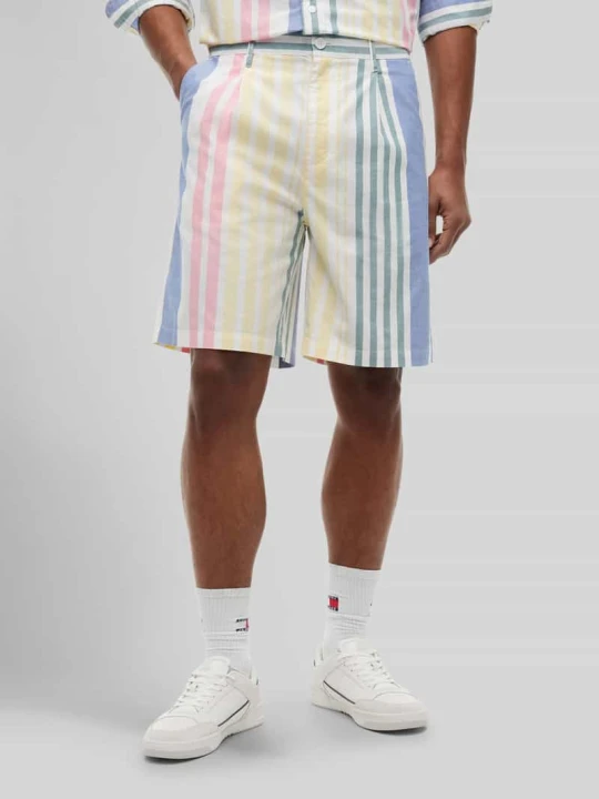 Zdjęcie produktu Szorty bermudy o kroju regular fit z czystej bawełny Tommy Jeans Błękitny