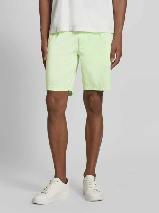 Zdjęcie produktu Bermudy o kroju relaxed fit z ultralight wykończeniem model 'TINO' BRAX Neonowy zielony