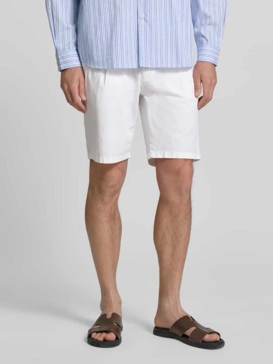 Zdjęcie produktu Bermudy o kroju relaxed fit z ultralight wykończeniem model 'TINO' BRAX Biały